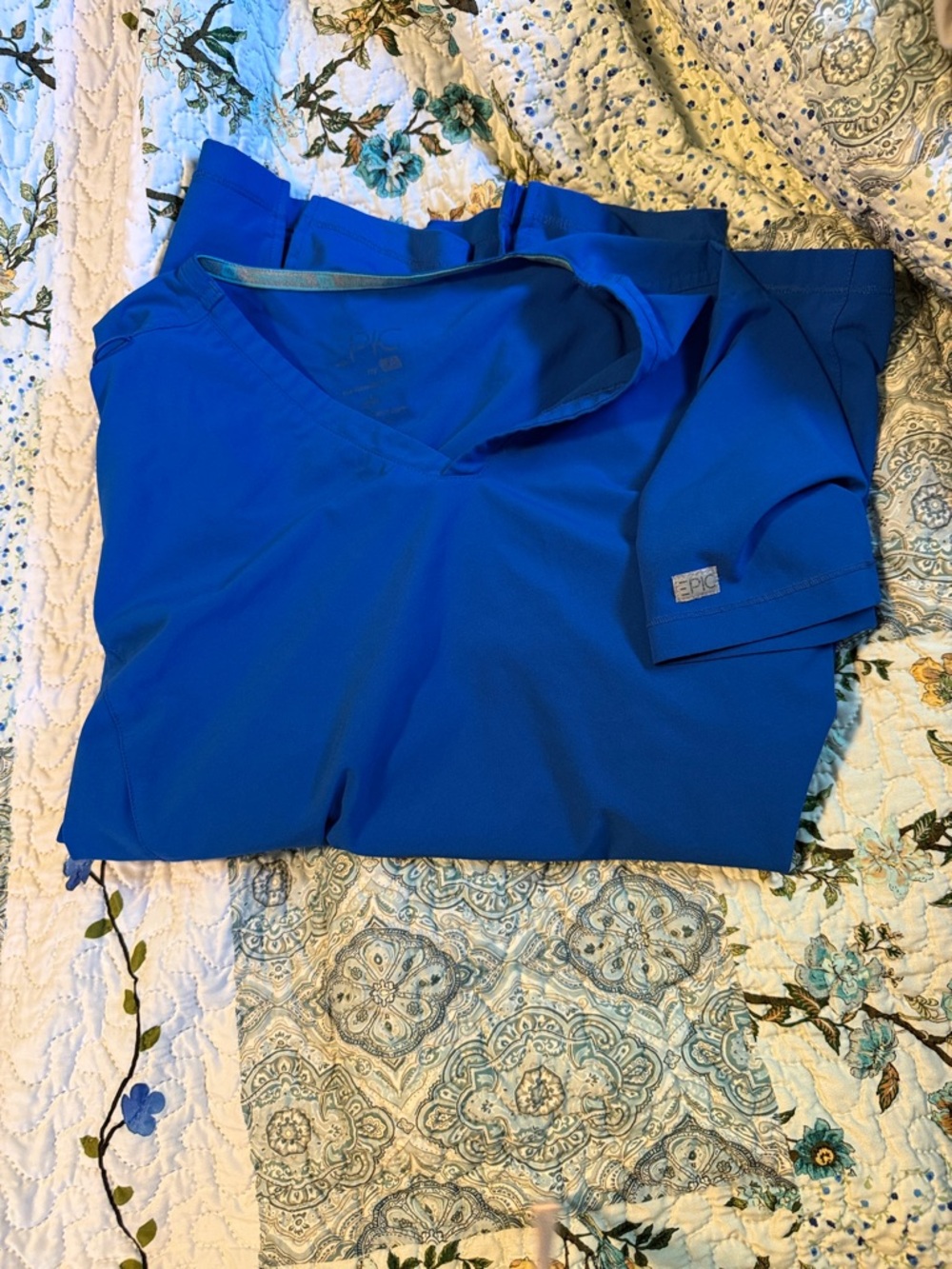 Royal Blue Medical Scrub Top